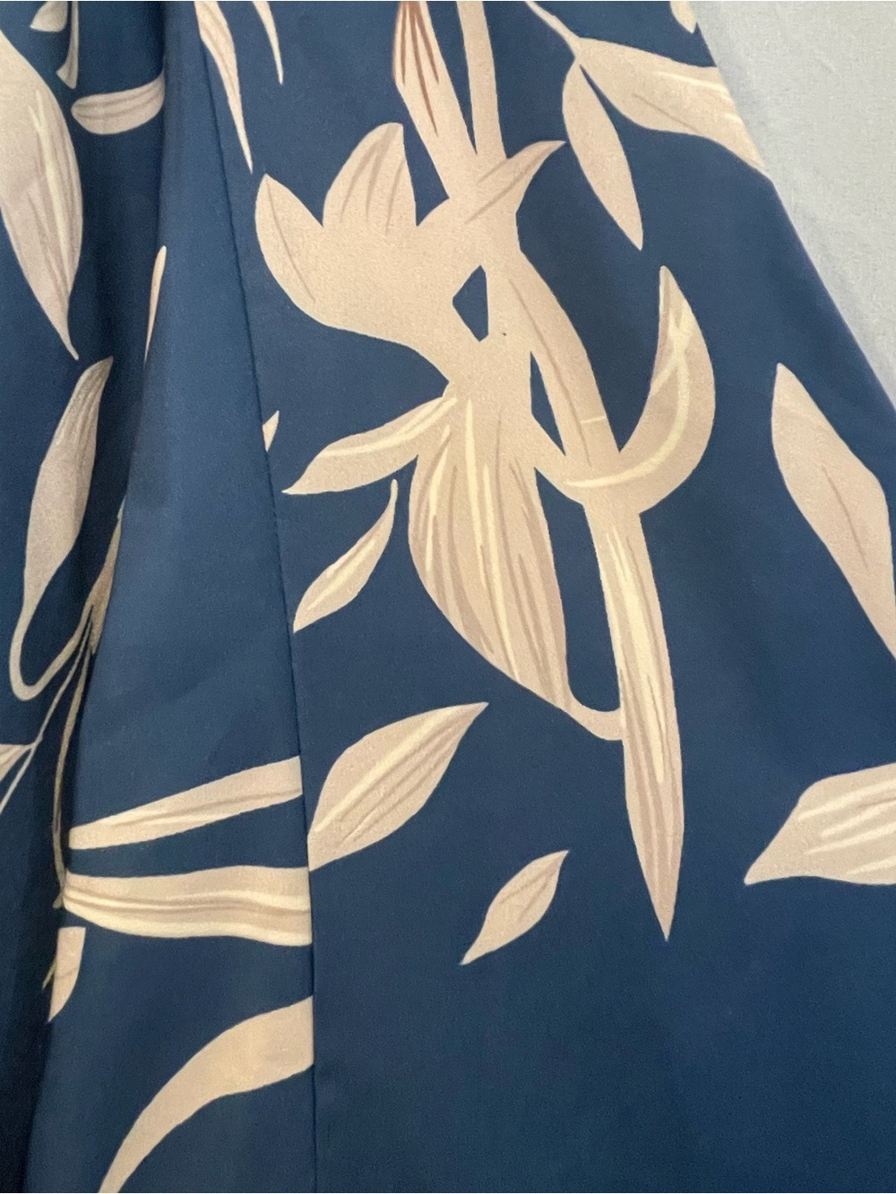 Cupshe Blue Floral V-Neck Button-Front Cover-Up Dress - Picture 7 of 10